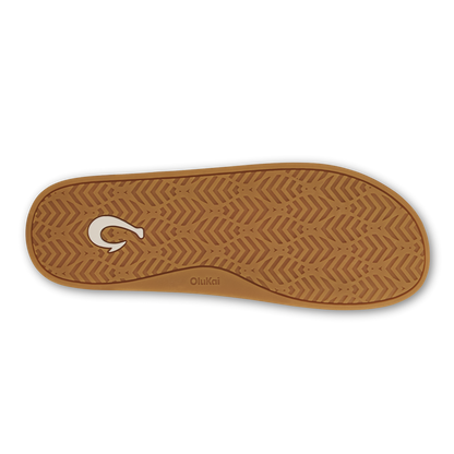 OluKai Kōnea Women’s Leather Slipper Mules - Bone